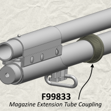 Remington 870 - magazine extension tube coupling